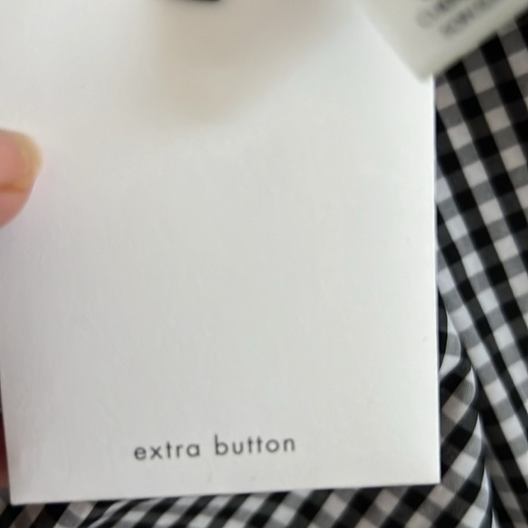 Calvin Klein Black and White Gingham Fit and Flare Dress with Fabric Belt - 12 - Picture 15 of 15